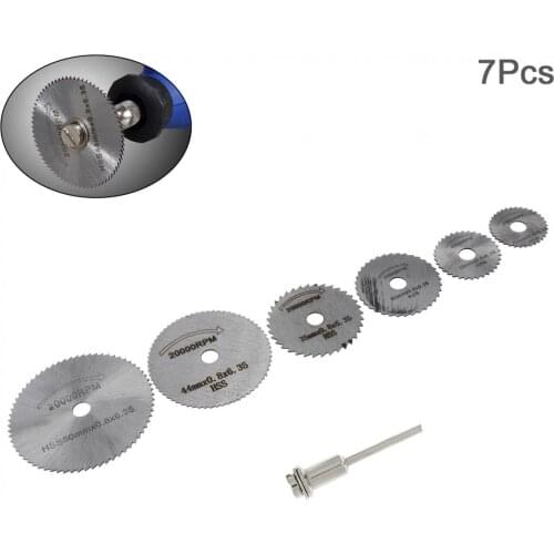 7pcs Mini Wood Saw Blade Circular Blade Jig Saw Rotary Tool for Cutter Power Tool Set Wood Cutting Discs