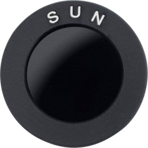 1.25 Inches Black Solar Filter Astronomical Telescope Accessories Optical Glass Lens Optical Filter Lens Filter