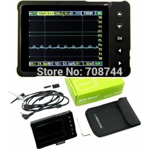DSO Nano V3 Digital Oscilloscope USB Handheld Oscilloscopes Kit 200KHZ Analog Bandwidth Osciloscopio Cheaper Than DSO203 DS203