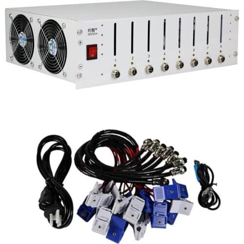 X0510 EBC-X 8-Channel Battery Sub-Cabinet 3.2V3.7V4.2V Lithium Battery Capacity Tester Cycle 5A Charge and 10A Discharge