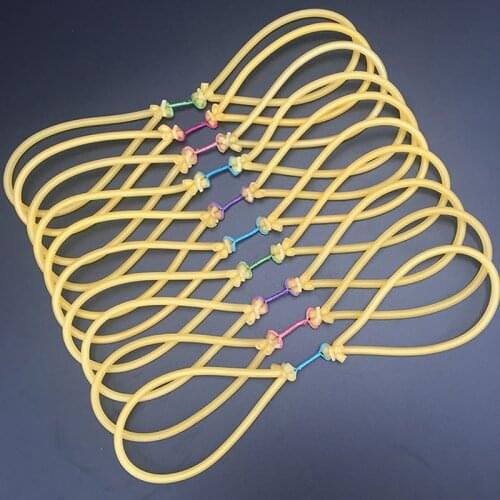 10PCS Outdoor Elastic Bungee Rubber Band For Fishing Shooting Slingshot Catapult Replacement Use On Fishing Harppon