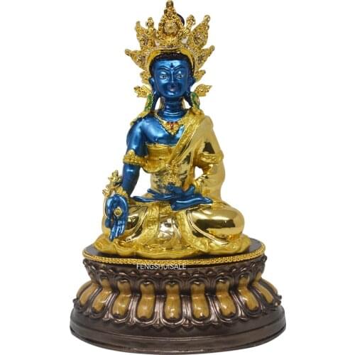 Fengshui Bejewelled Medicine Buddna Home Decor