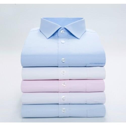 Long Sleeve Dress Shirt Men Brand Clothing Cotton High Quality Smart Casual Social Shirts White Wedding Shirt Camisa Masculina
