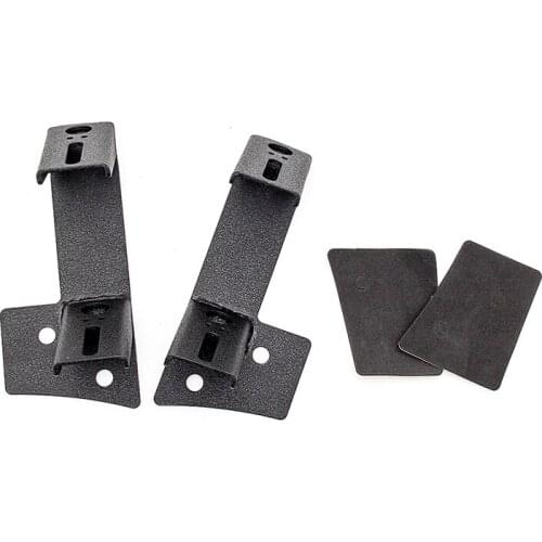 A-Pillar Light Brackets ALAVENTE Dual Lower Windshield LED Work Light Mount Bracket for Jeep Wrangler JK 2007-2016