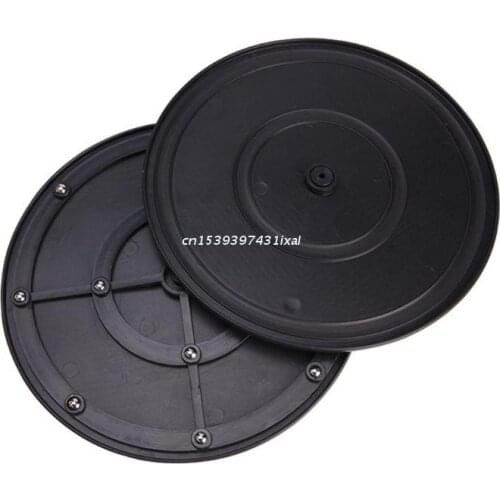 8" Round Bonsai Turntable Rotating Plate Wheel Revolving Home Kitchen Display Dropship