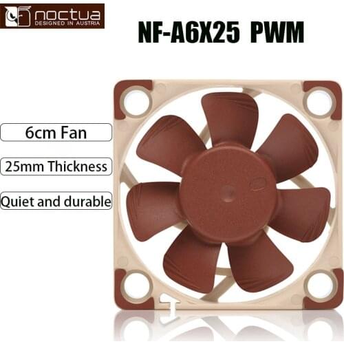 Noctua NF-A6x25 60MM FLX SSO magnetically stable bearing 6cm chassis fan