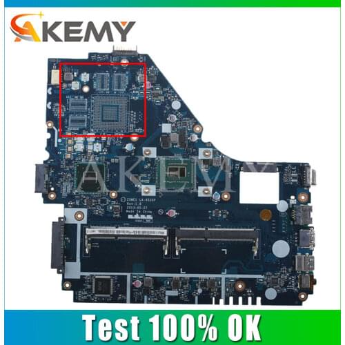 Akemy Laptop motherboard For ACER Aspir E1-570G E1-570 I5-3337U Mainboard Z5WE1 LA-9535P SLJ8C