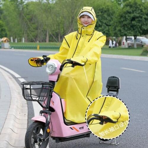 Fashion Electric Women Man Raincoat Adult Clear Transparent Camping Hoodie Rainwear Suit Thickened Waterproof Rain Poncho Coat