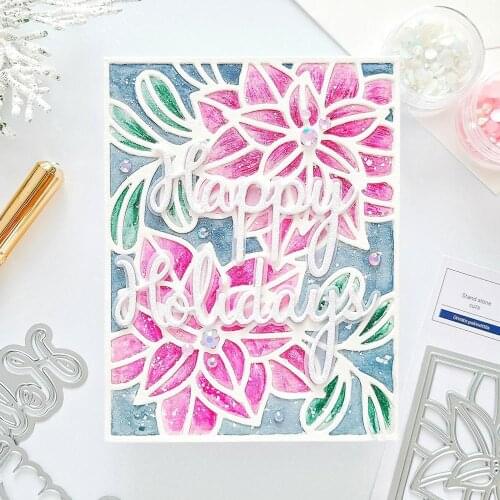 New Flower leaf frame metal Cutting Dies Stencils DIY Scrapbooking Paper/photo Cards Embossing Dies
