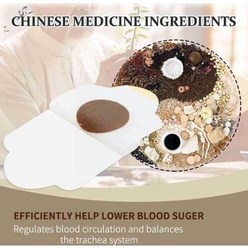 6pcs/set Treatment Diabetic Patches Stabilizes Blood Medical Content Glucose Balance Herbal Sugar Stickers Plaster Z6B7