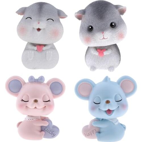 Resin Shaking Head Doll Nodding Bobbing Head Toy Car Interior Decor Favors