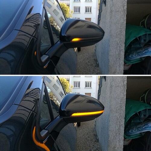 Flowing Water Blinker Side Mirror Flashing Light LED Dynamic Turn Signal Light For VW Golf 7 MK7 7.5 GTI R Sportsvan Touran L II