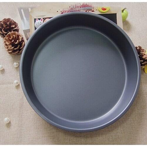 1PC 8 INCH Pizza plate baking tools pizza tray Home baking oven microwave oven use Non-Stick pizza pan Dish JC 0501