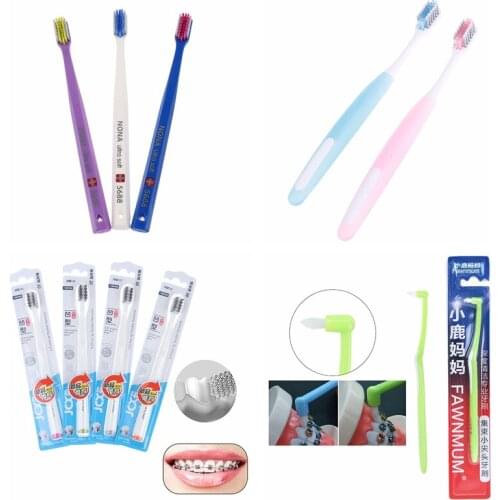 U Shape Orthodontic Toothbrush Bristle Teeth Brush Brace Interdental Denta Floss