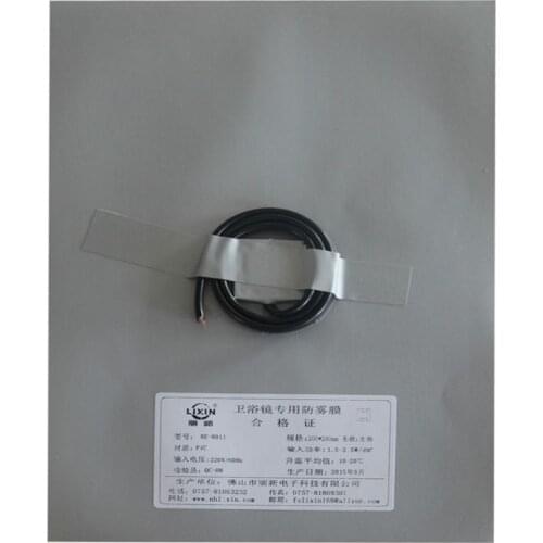 Bathroom Mirror Protective Film Anti Fog Window Clear Waterproof Electronic Heating Film for Shower Room Makeup Mirror G8TB