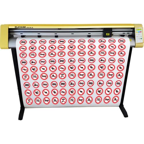 Vinyl Sign Cutter 1350mm Contour Sticker Decal Stencil Cutting Plotter Automatic Cutter Plotter
