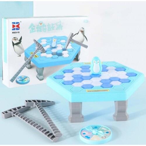 Fun Toy Games Save The Penguin Parent-Child Interactive Play Kids Gift Plastic Family Penguin Ice Breaking Game for Children