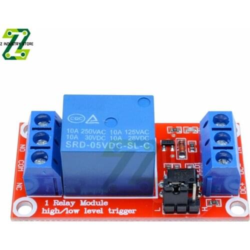 5V 9V 12V 24V One 1 Channel Relay Module Board With Optocoupler Support High And Low Level Trigger 1 Channel Relay Module