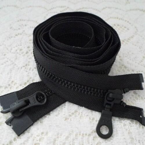 2 PCS/LOT Ykk Metal Zipper Double OPEN 2 WAY FOR Outerwear Coat Jacket CLOTHES ZIPPERS FIX Sewing Accessories