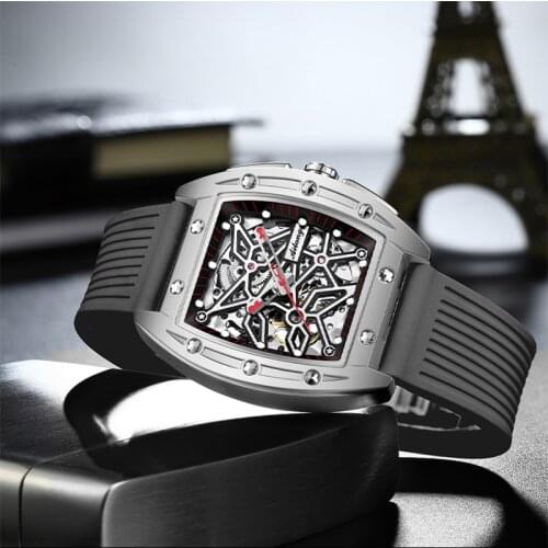 New watches mens hollow tourbillon automatic mechanical watch authentic hollow authentic 2020 AILANG brand mens watch