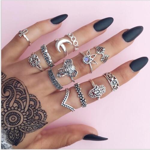CERDIU Women's Silver Rings
