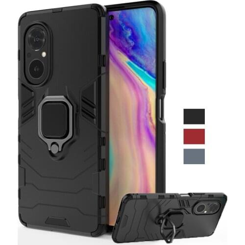 For Huawei Honor 50 SE Case Cover Magnetic Ring KickStand Holder Shockproof Bumper Armor Phone Back Cover For Honor 50 SE Case