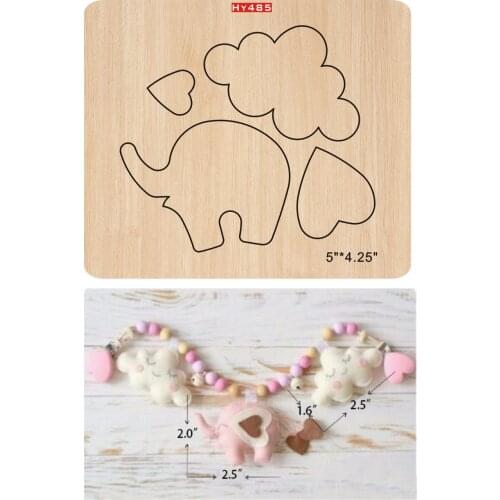 Decorative pendant new dies for 2019 die cut wooden dies