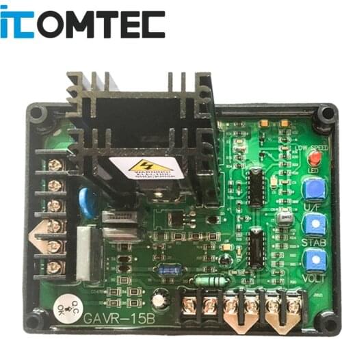 GAVR-15A Universal Brushless Generator Avr 15A Voltage Stabilizer Automatic Voltage Regulator (Blue capacitance)