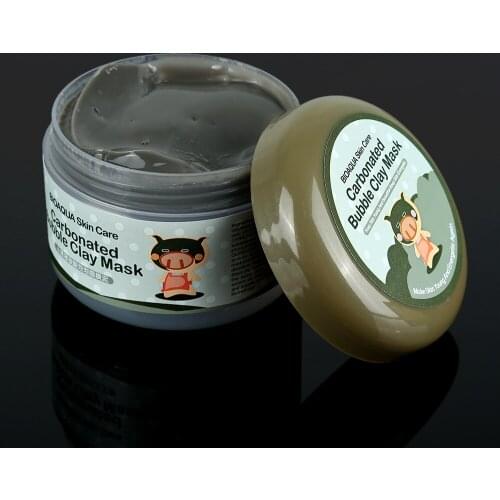 New 2021 100g Oxygen Bubbles Carbonate Mud Mask Deep Clean Whitening Remove Blackhead Hydrating For Women Face Skin Care