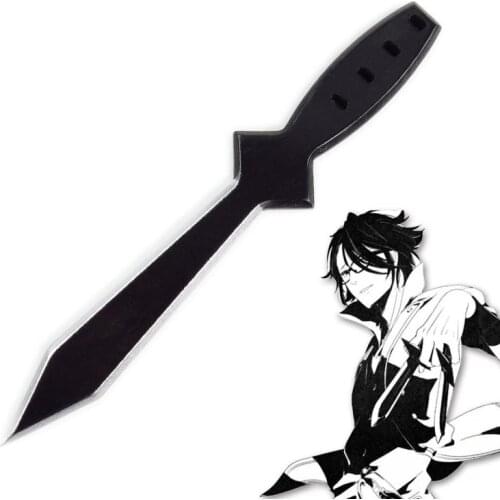 K Fushimi Saruhiko Wooden Sword Dagger Flying Knife Cosplay Weapon Props Halloween Party Cosplay