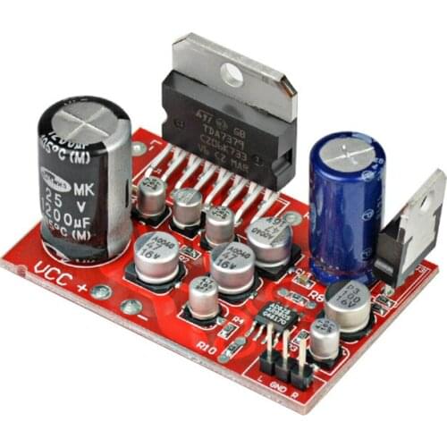 Hot Amplifiers Audio DC 12V TDA7379 38W+38W Stereo Amplifier Board AD828 Preamp Super Than NE5532 Electric Module