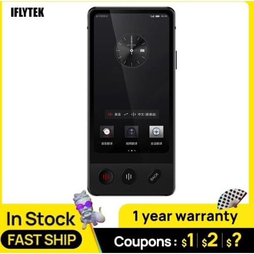 IFLYTEK dual-screen translator Real-time language translation travel artificial intelligence pocket translator