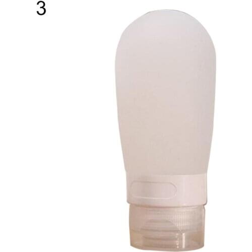 Portable Silicone Travel Bottle Refillable Gel Bottle Cream Lotion Shampoo Bottle Cosmetic Empty Mini Container Press Bottle