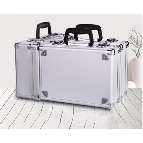 Portable Toolbox Tool Case Aluminium Alloy Tool Box Home Storage Box Suitcase Travel Luggage Storage With Sponge