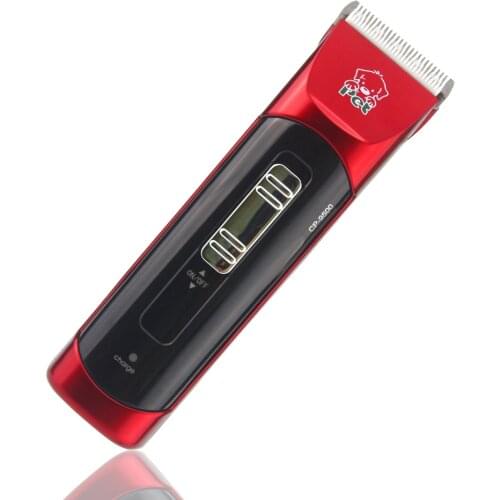 Professional CP9500 Rechargeable Dog Hair Trimmer 4 Adjustable Length Dual Batteries Pet Dog Electric Shaver Clipper