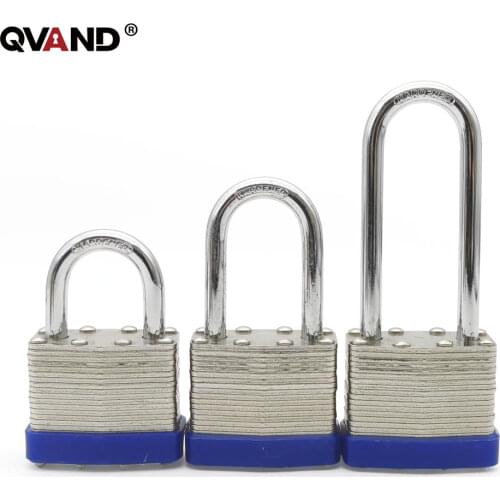 QVAND Locks Industrial Safety Metal Heavy Duty Steel Loto Waterproof Laminated Padlock