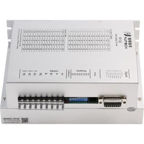 R130 Factory Electric digital motor driver 2 phase 110 - 230VAC stepper motor drive cnc for Nema42,/52 motor