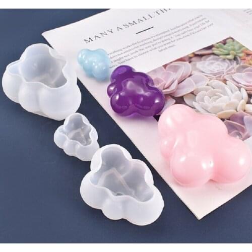 Silicone Mold Epoxy Resin Clouds Abstract Geometry Candle Soap Mould Handmade Make Tool Resin DIY Crafts Supplies