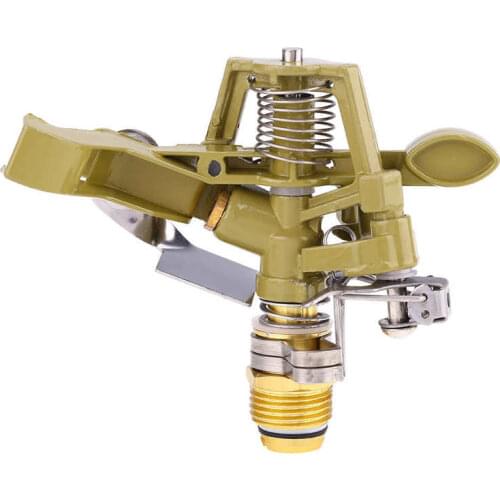 1/2 Inch Garden Sprinkler 360 Degree Rotary Zinc Alloy Water Irrigation Sprayer Sprinkler Garden Yard Lawn Park Sprinkler