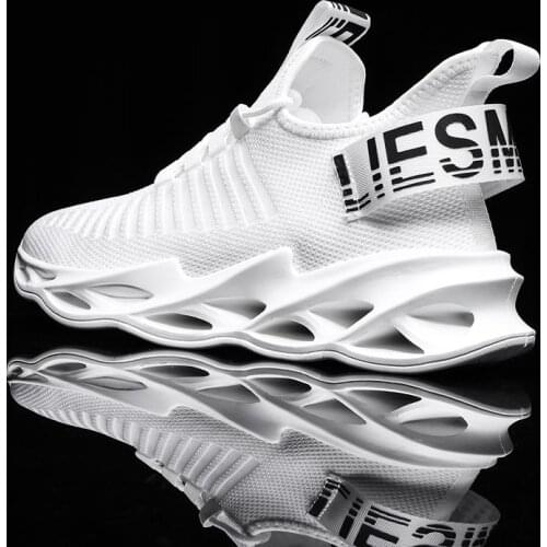 Large Size Outdoor Breathable Man Sneakers Mens Sport Shoes Mens Running Sneakers Mens White Sports Shoes Training GME-1522