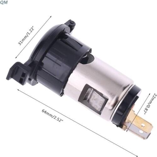 12V 120W Universal Car Boat Tractor Cigarette Lighter Power Socket Outlet Plug 13MF