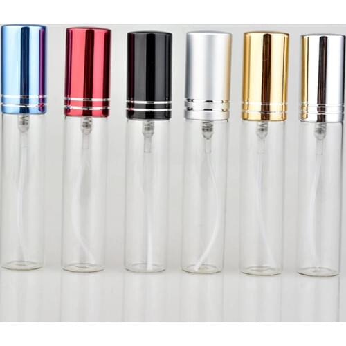 10ML Parfum Atomizer Glass Frost Bottle Spray Refillable Fragrance Perfume Empty Scent Bottle for Travel Portable LX5725