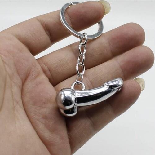2020 new male reproductive organ personality key penis chain men and women couple fashion keychain