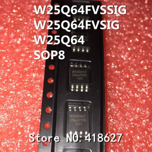 5PCS/LOT NEW W25Q64FVSIG 25Q64FVSIG SOP-8 Router 8M flash FLASH chip