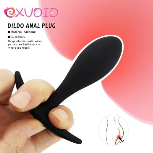 EXVOID Anal Plugs Sex Toys for Women Men Gay G-spot Prostate Massager Anal Beads Jelly Dildo Adult Products Silicone Butt Plug