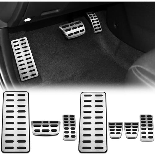 Car-styling Stainless steel Brake Gas clutch Pedal Pad cover Case for Kia K2 Rio KX3/Hyundai ix25 Accent Brio Verna Solaris