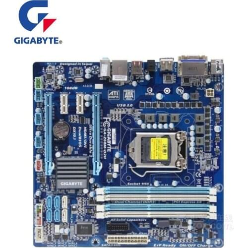 For Gigabyte GA-Z68M-D2H Z68M-D2H Motherboard LGA 1155 DDR3 For Intel Z68 Used Desktop Mainboard USB3.0 SATA PCI-E X16 3.0