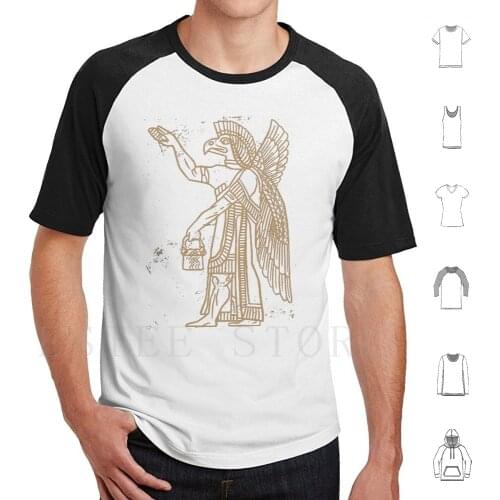 Anunnaki T Shirt Diy Big Size 100% Cotton Anunnaki Ancient Assyrian Sumerian God God Mesopotamia Nibiru Mesopotamian Babylon