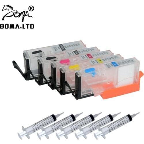 BOMA.LTD PGI-450 ClL-451 Refill Ink Cartridge For Canon IP7240 MG5440 MG5540 MG6440 MG6640 MG5640 MX924 MX724 IX6840 PGI450 451