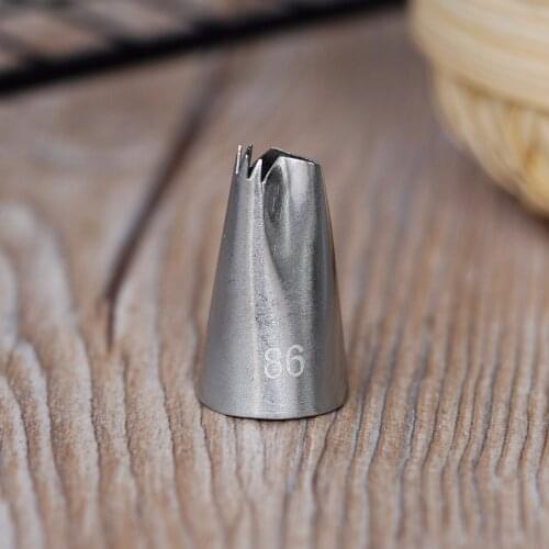 #86 Ruffle Tips Stainless Steel Icing Piping Nozzles Cake Fold Cream Decorating Cupcake Pastry Tools